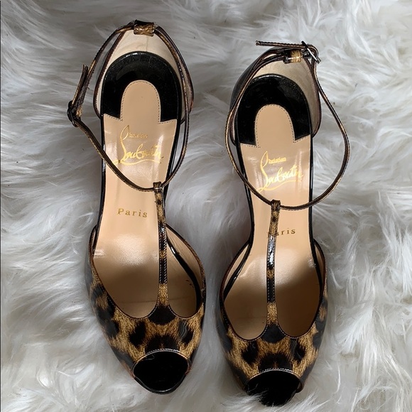 ❌ SOLD ❌ Christian Louboutin Senora 100mm Leopard - Picture 3 of 6